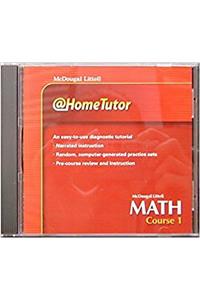 McDougal Littell Math Course 1: @home Tutor CD-ROM