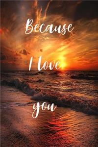 Because I Love you: Because I Love you / book for lovers / write your friend how much you love him