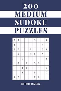 200 Medium Sudoku Puzzles