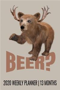 Beer? - 2020 Weekly Planner - 13 Months