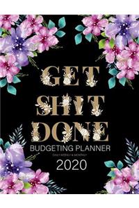Get Shit Done Budgeting planner daily weekly & monthly 2020