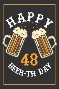 48th Birthday Notebook