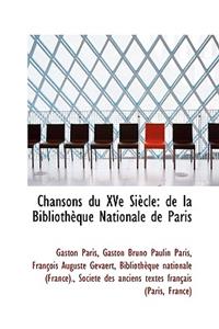Chansons Du Xve Si Cle