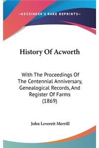 History Of Acworth