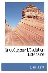 Enqu Te Sur L' Volution Litt Raire