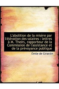 L'Abolition de La MIS Re Par L' L Vation Des Salaires