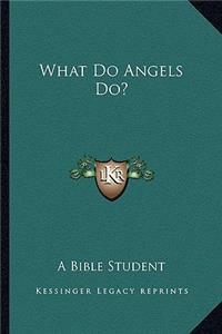 What Do Angels Do?