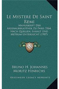 Le Mystere De Saint Remi