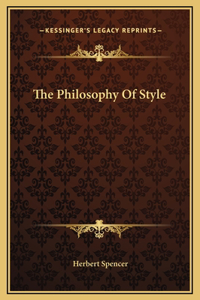 The Philosophy Of Style