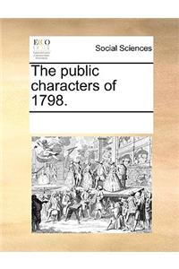 The public characters of 1798.
