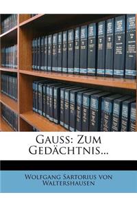 Gauss Zum Gedachtnis