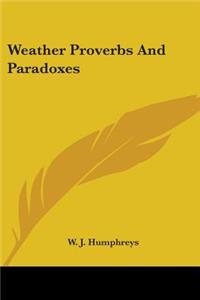 Weather Proverbs And Paradoxes