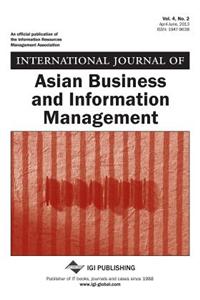 International Journal of Asian Business and Information Management, Vol 4 ISS 2