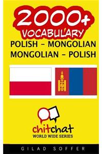 2000+ Polish - Mongolian Mongolian - Polish Vocabulary