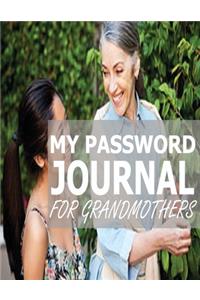 My Password Journal For Grandmothers