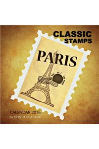 Classic Stamps Calendar 2016