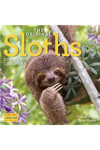 The Original Sloths Mini Wall Calendar 2019