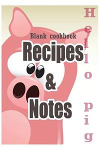 Blank cookbook