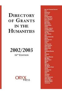 Directory of Grants in the Humanities, 2002/2003