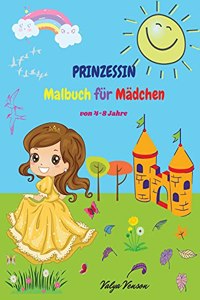 Prinzessin Malbuch für Mädchen