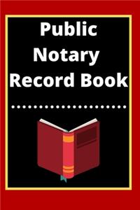 Public Notary Record Book