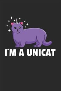 Einhorn Katze Notizbuch