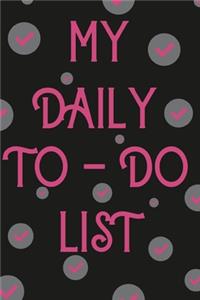 My Daily To-Do List