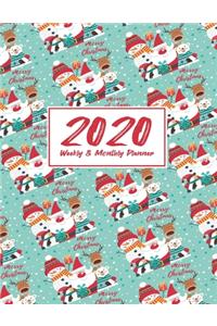 2020 Planner Weekly & Monthly 8.5x11 Inch