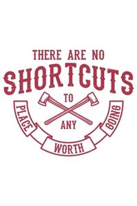 There Are No Shortcuts To Any Place Worth Going