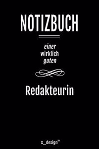 Notizbuch für Redakteure / Redakteur / Redakteurin