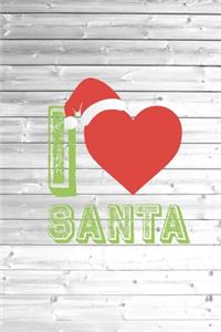 I Heart Love Santa - Christmas Journal