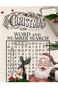 Christmas Word and Number Search