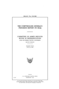 The Comptroller General's progress report on Iraq