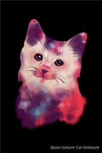 Space Galactic Cat Notebook