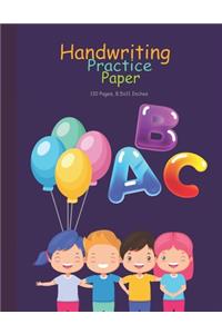 Handwriting Practice Paper-ABC kids
