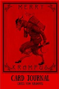 Merry Krampus Card Journal