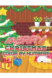 Merry Christmas Color By Numbers