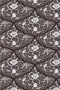 2019 Daily Planner Brown Vintage Asian Design 384 Pages