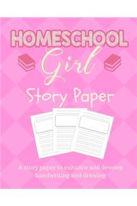 Homeschool Girl Story Paper