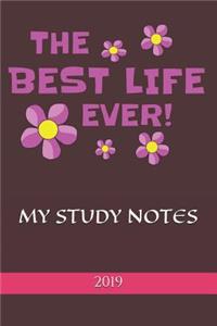 Best Life Ever My Study Notes