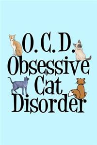 Obsessive Cat Disorder Notebook