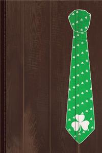 Irish St Patrick's Tie Journal Notebook