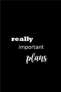 2019 Weekly Planner Funny Theme Really Important Plans 134 Pages