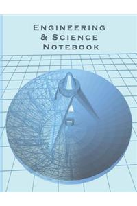 Engineering & Science Notebook: Math & Science Graphing Composition Book Grid Paper Notebook, Quad Ruled, for Students, Architects, Engineers, 100 Sheets (Large, 8.5 X 11)