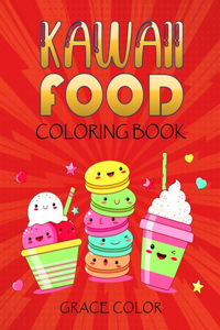 Kawaii Food Coloring Book