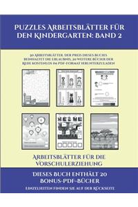 Arbeitsblätter für die Vorschulerziehung (Puzzles Arbeitsblätter für den Kindergarten