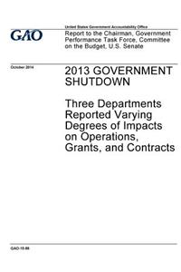 2013 government shutdown