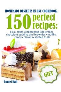 Homemade desserts in one Cookbook.