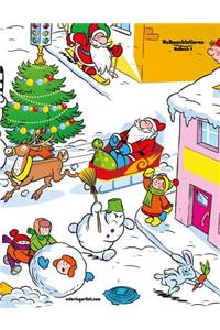 Malbuch mit Weihnachtstieren 4