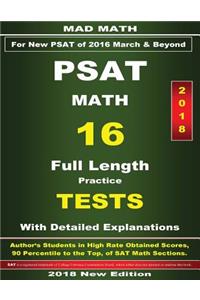 2018 New PSAT Math 16 Tests